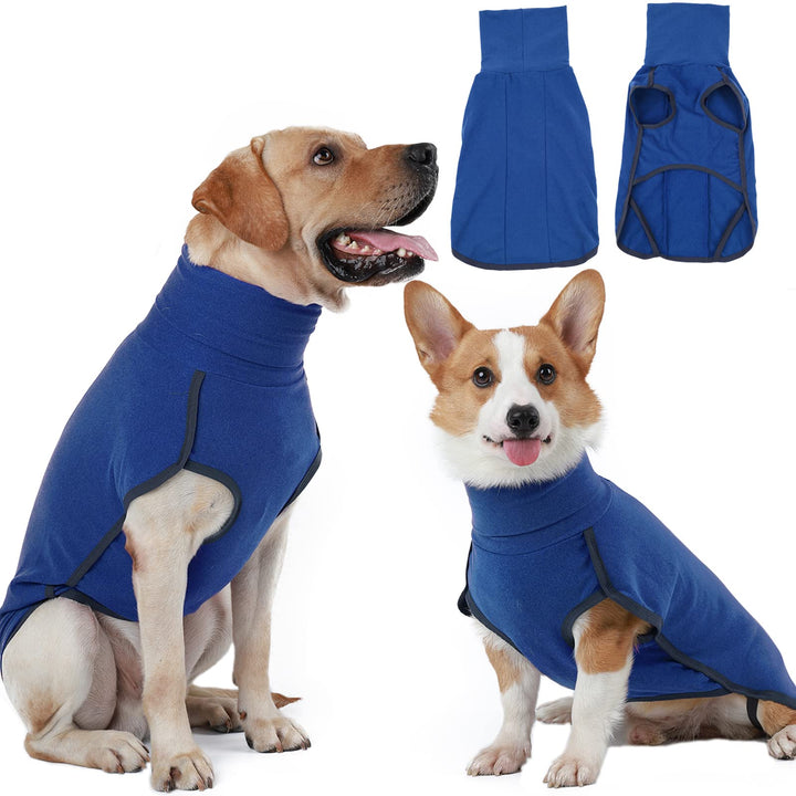 Hundepullover, Fleece Hundemantel, Warmer und Leichter Pulli für Kleine Mittelgrosse Grosse Hunde, W