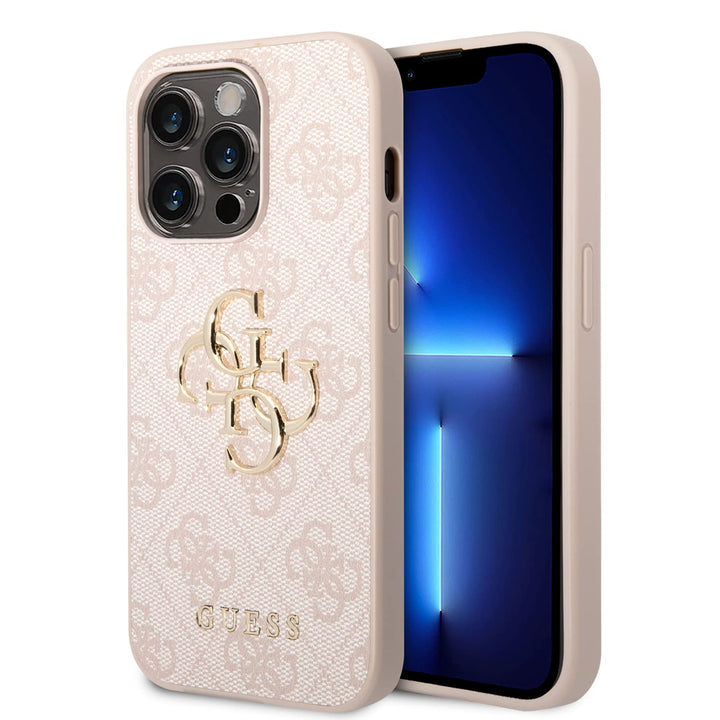 CG MOBILE Guess PU-Lederhülle für iPhone 15 Pro Max (Pink) rose, rose
