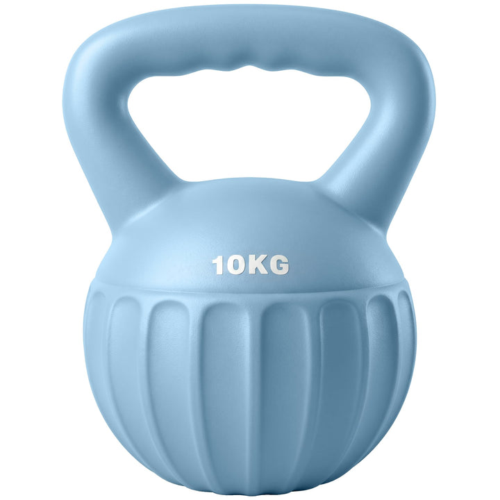 SPORTNOW Kettlebell Kugelhantel 6 kg Gewicht-Hantel mit Sand befüllt für Anfänger Zuhause Krafttrain