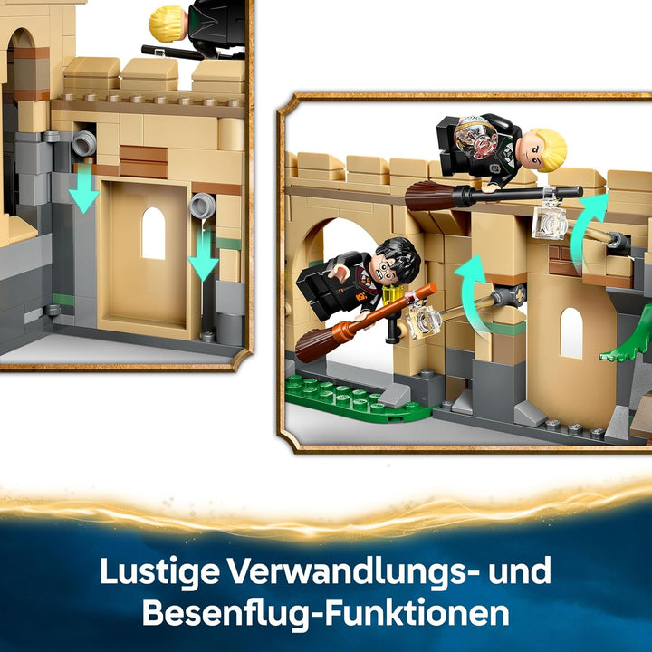 LEGO Harry Potter Schloss Hogwarts: Flugstunden, Abenteuer-Spielset mit 6 Minifiguren zum Sammeln, i