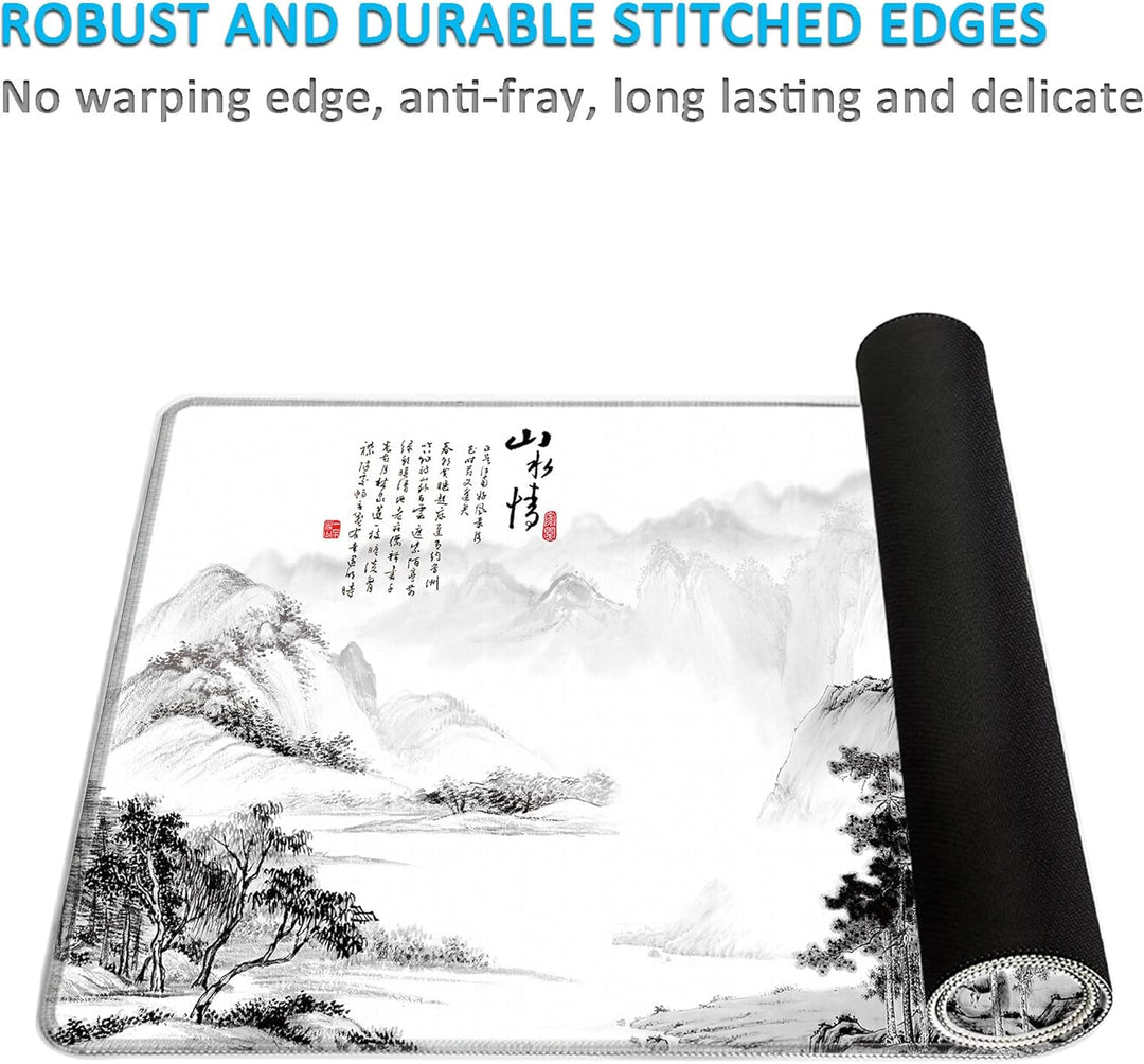 LL-COEUR Grosse Gaming Laptop Mauspad PC Tastatur Mausmatte XXL Schreibtischunterlage Büro Desk Pad