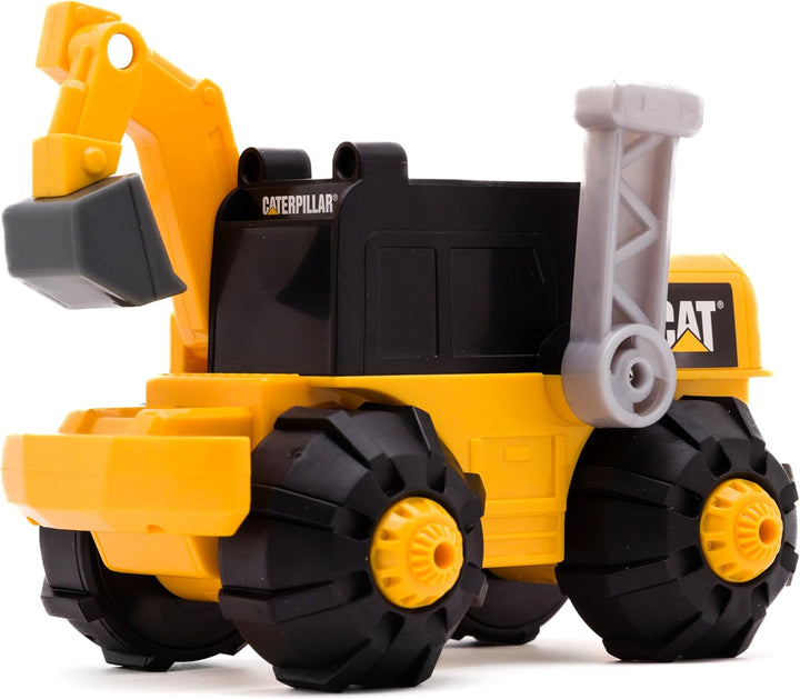 CatToysOfficial Unstoppable Movers Excavator Large Bagger Yellow, Large Bagger Yellow