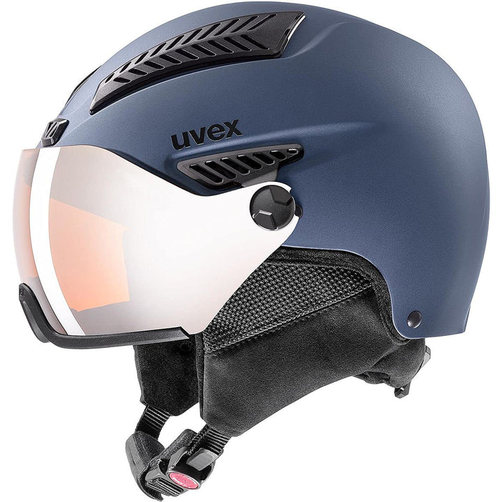 uvex Unisex – Erwachsene hlmt 600 Visor Skihelm blue mat 53-55 cm, blue mat 53-55 cm