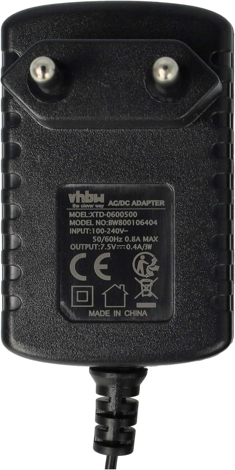 vhbw Ladekabel für Baby-Einheit kompatibel mit Philips Avent SCD510, SCD520, SCD525, SCD526, SCD530,