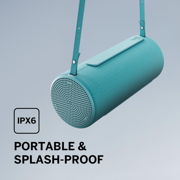 Loewe We. HEAR 2 Aqua Blue, Bluetooth Lautsprecher, 60W, Wasserresistent, Tragbar, Aufladbar, 17h La