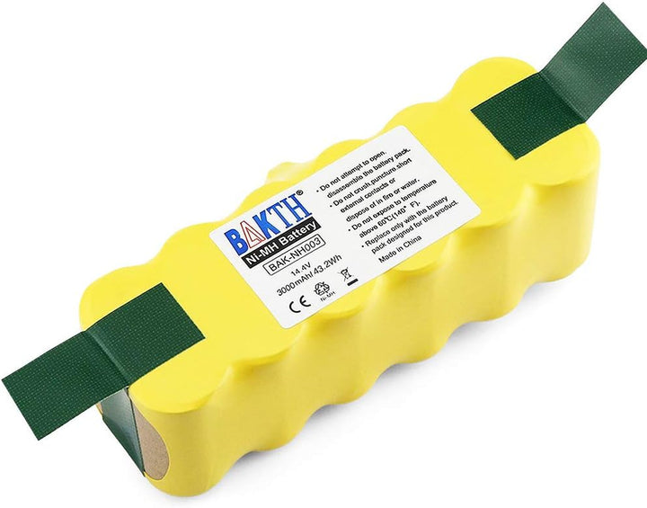 BAKTH 14,4 V 3000 mAh NI-MH Akku für Roomba 500 510 520 530 532 533 534 535 540 545 550 552 555 560