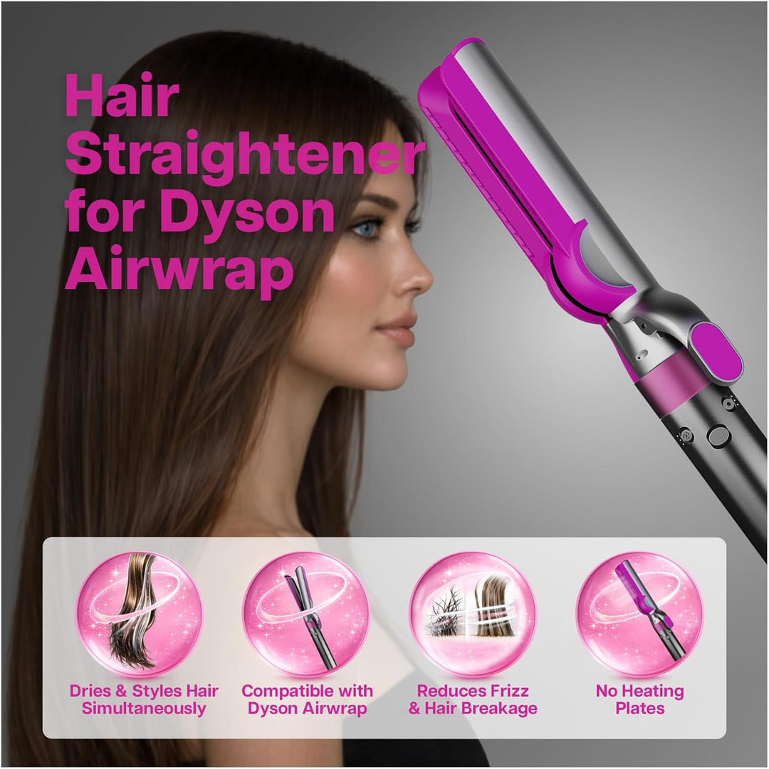 Haarglätter Aufsatz für Dyson Airwrap von MMOBIEL – Kompatibel mit HS01, HS05 & HS08 – Airflow Haarg