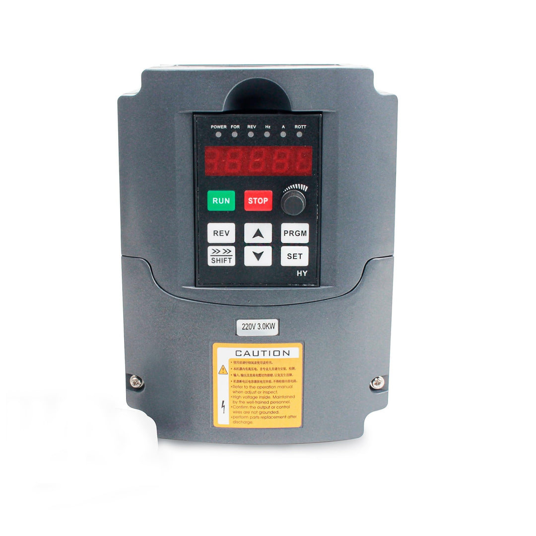 RATTMMOTOR VFD 3kW 220V 3 Phasen Frequenzumrichter CNC Umrichter mit 2m Verlängerungskabel für Spind