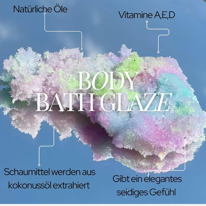 Care Bear Körper Scrub, Peeling und Peeling, mit Jojobaöl, Traubenkernöl, Vitamin A, E und D, natürl