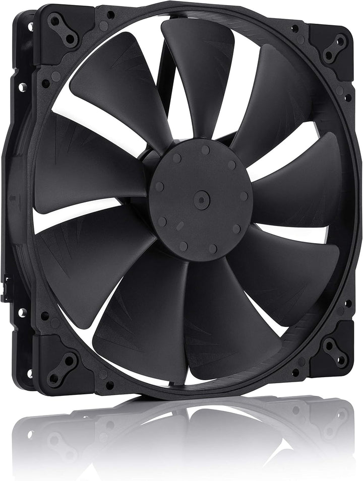 Noctua NF-A20 PWM chromax.black.swap, Leiser Premium-Lüfter, 4-Pin (200x30mm, Schwarz)