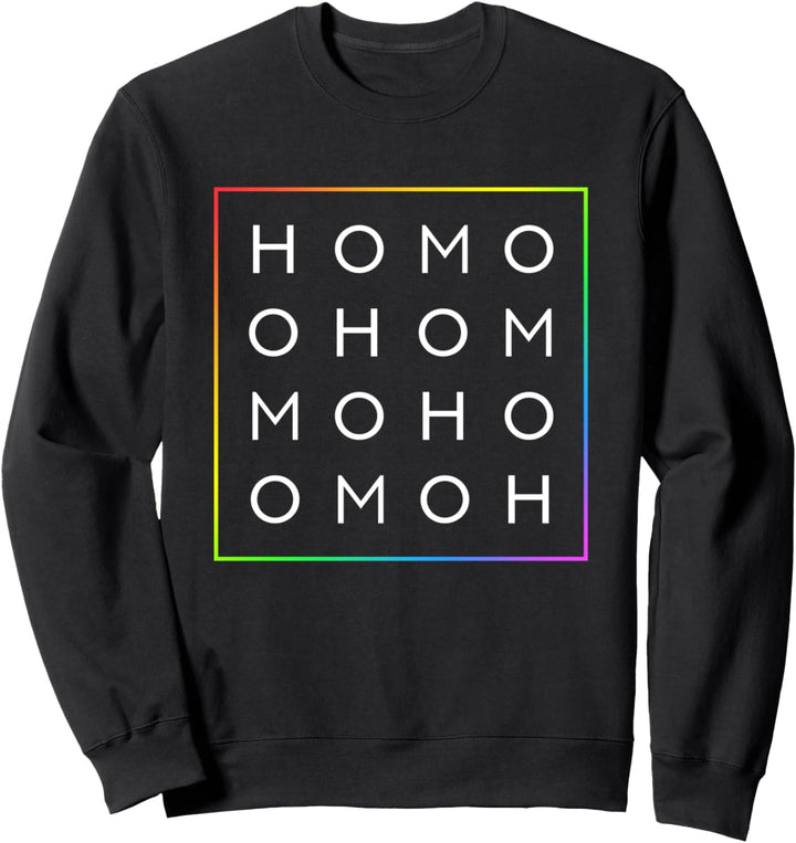 Homo Regenbogen CSD LGBT Sweatshirt