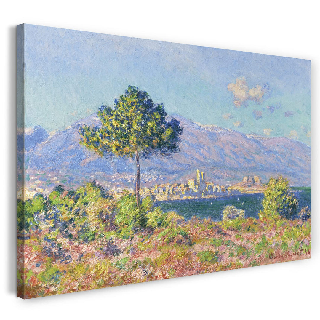 Printed Paintings Leinwand (80x60cm): Claude Monet - Antibes, vue du Plateau Notre Dame 80x60 cm, 80