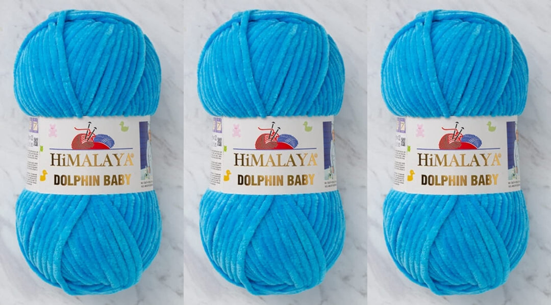 3 Knäuel Himalaya Delphin Baby Garn 395 Yards 3x100g Super Bulky Baby Blanket Garn (80326), 80326