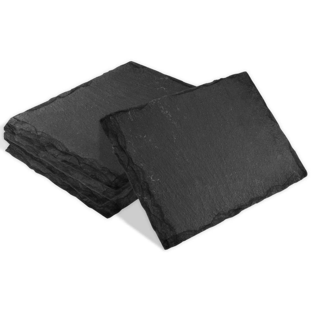 mtb more energy 5er Set Schiefertafel Schiefer Schild Platte - 40 x 30 cm - rechteckig - DIY - zum s