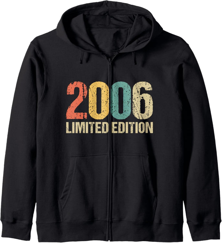 18. Geburtstag Junge Mädchen 18 Jahre 2006 Lustig Geschenk Kapuzenjacke