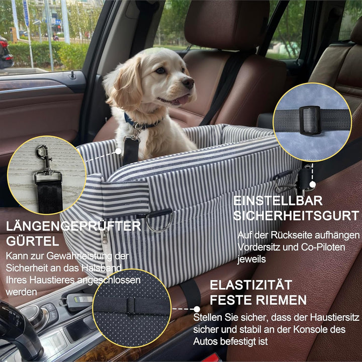 Hundehundesitz Auto Hunde Klein Hundebett Tasche Für Kleine Hunde 10kg Navy Blau