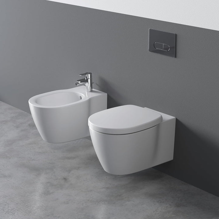 Ideal Standard E712701 Connect WC-Sitz mit Softclosing Wrapover mit Softclosing, Wrapover mit Softcl