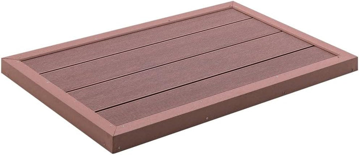 vidaXL Bodenelement für Solardusche rutschfeste Oberfläche Unterseite Bodenplatte Pool Gartendusche