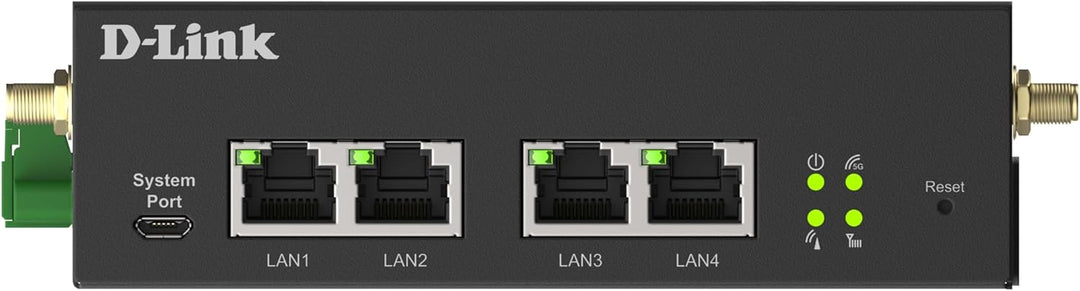 D-Link DWM-314-G 5G M2M VPN Router (Robuster Industrie 5G NR Router, Dual-SIM, IoT Gateway, Remote M