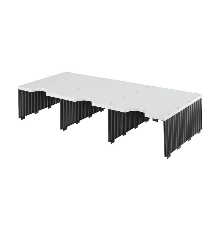 Styro 268132198 Erweiterungsmodule Trio styrodoc, grau/schwarz, grau/schwarz