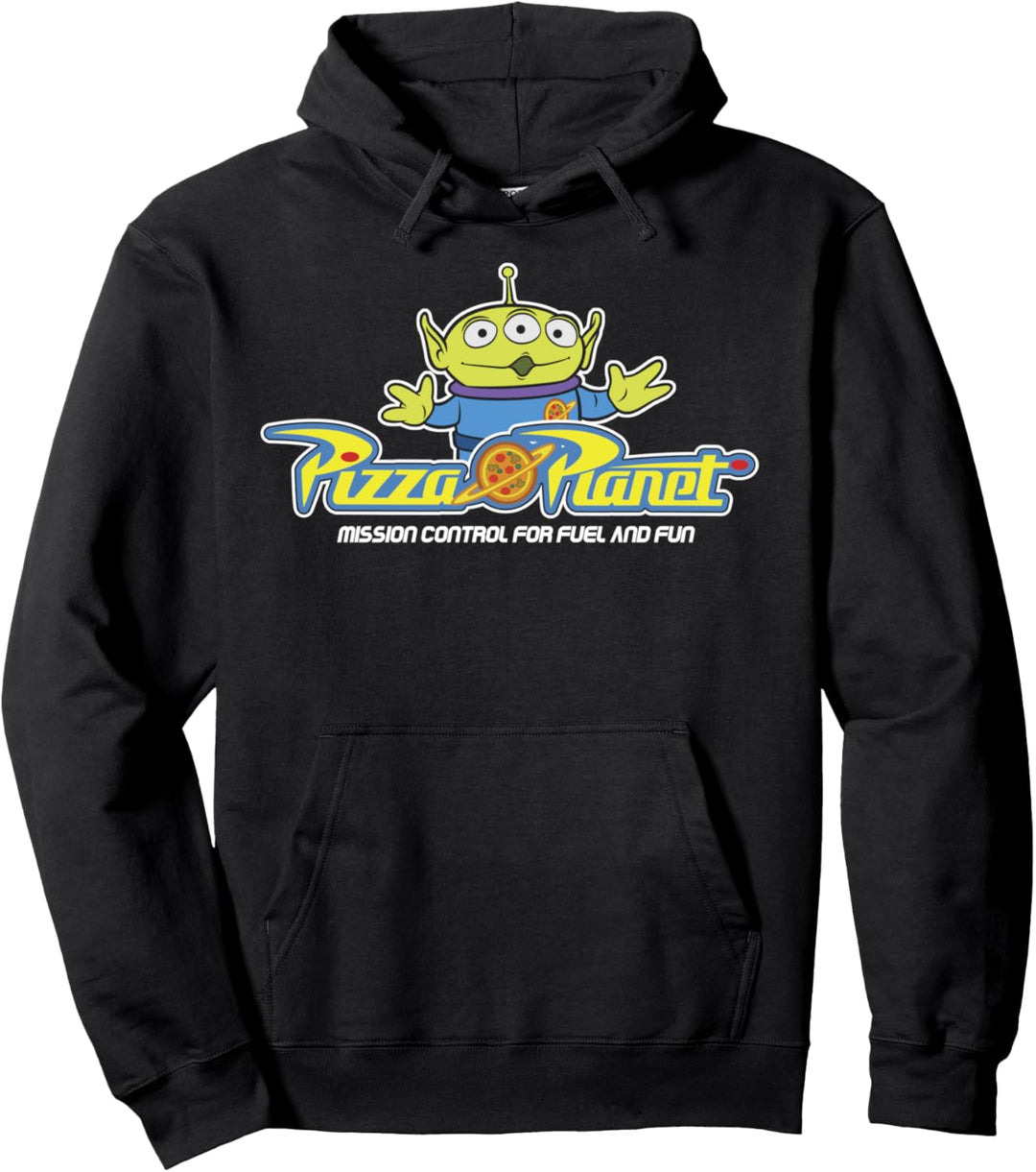 Disney Pixar Toy Story Alien Pizza Planet Logo Pullover Hoodie