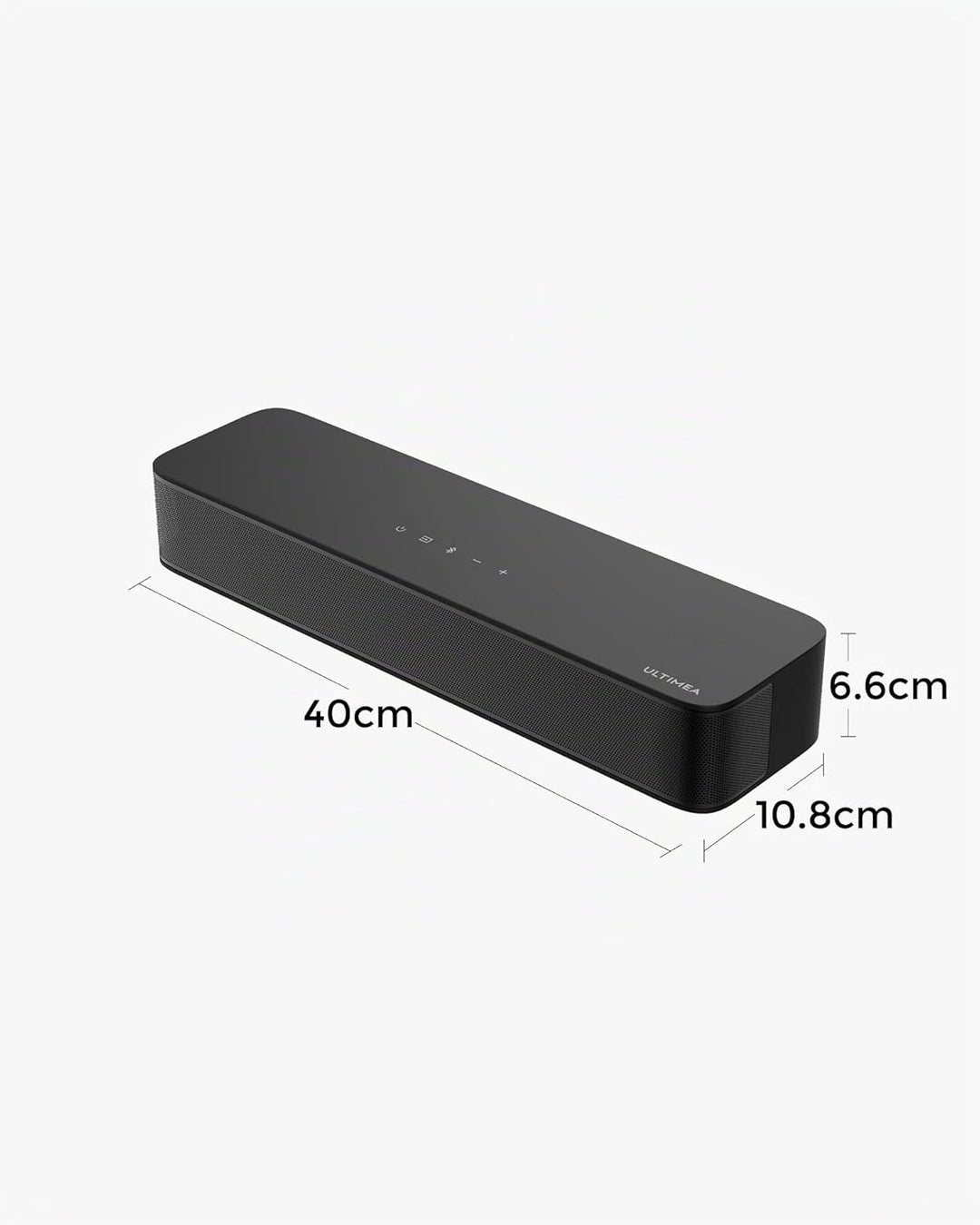 ULTIMEA 2.1 Soundbar für TV Geräte mit integriertem Subwoofer, APP-Steuerung, 132W All-in-One PC Sou