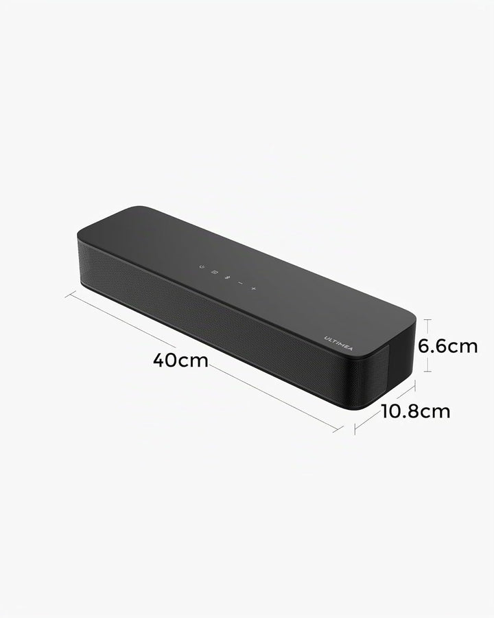 ULTIMEA 2.1 Soundbar für TV Geräte mit integriertem Subwoofer, APP-Steuerung, 132W All-in-One PC Sou