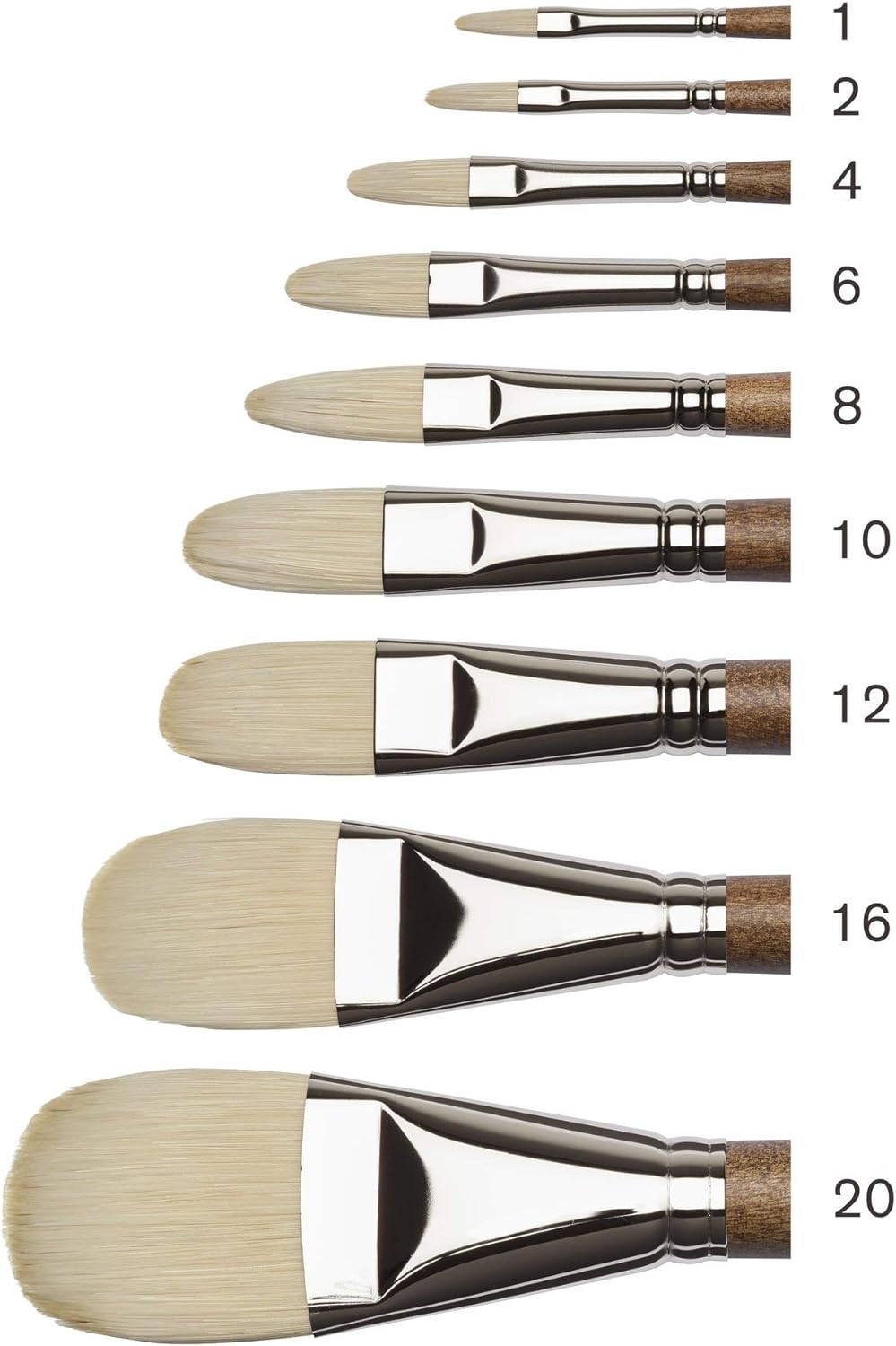 Winsor &amp; Newton 5010619 synthetischer Künstler Ölpinsel mit hoher Elastizität &amp; Lebensdauer, ergonom