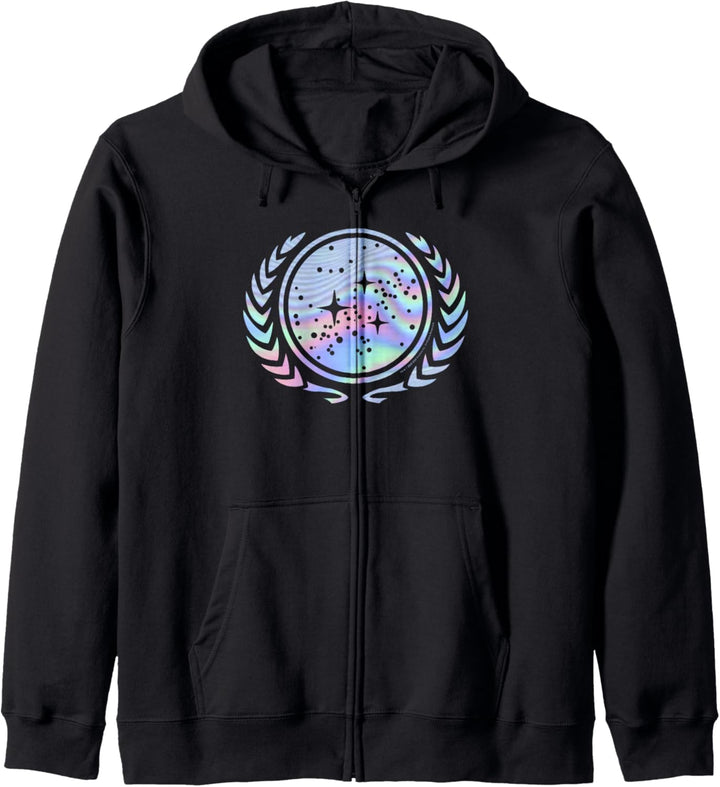 Star Trek Federation Holo Hologram Logo Kapuzenjacke