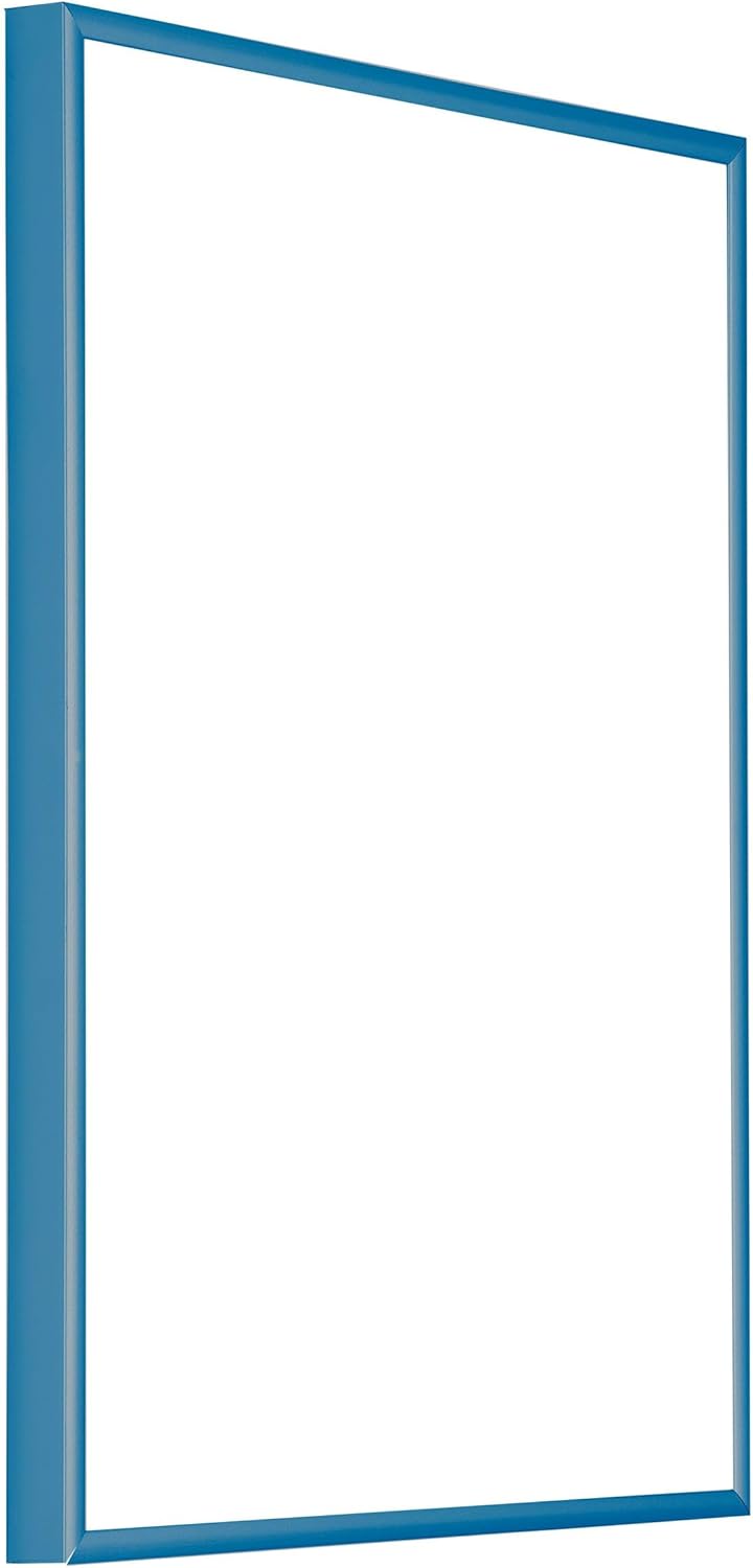 yd. Your Decoration - Bilderrahmen 75x100 cm - Stahl Blau - Bilderrahmen aus Aluminium mit Acrylglas