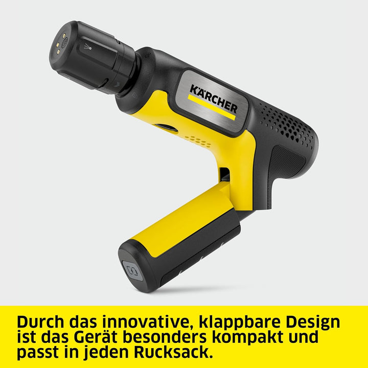 Kärcher Druckreiniger OC Handheld Compact, Mitteldruck, max. 15 bar, klappbar, USB-C-Anschluss, Förd