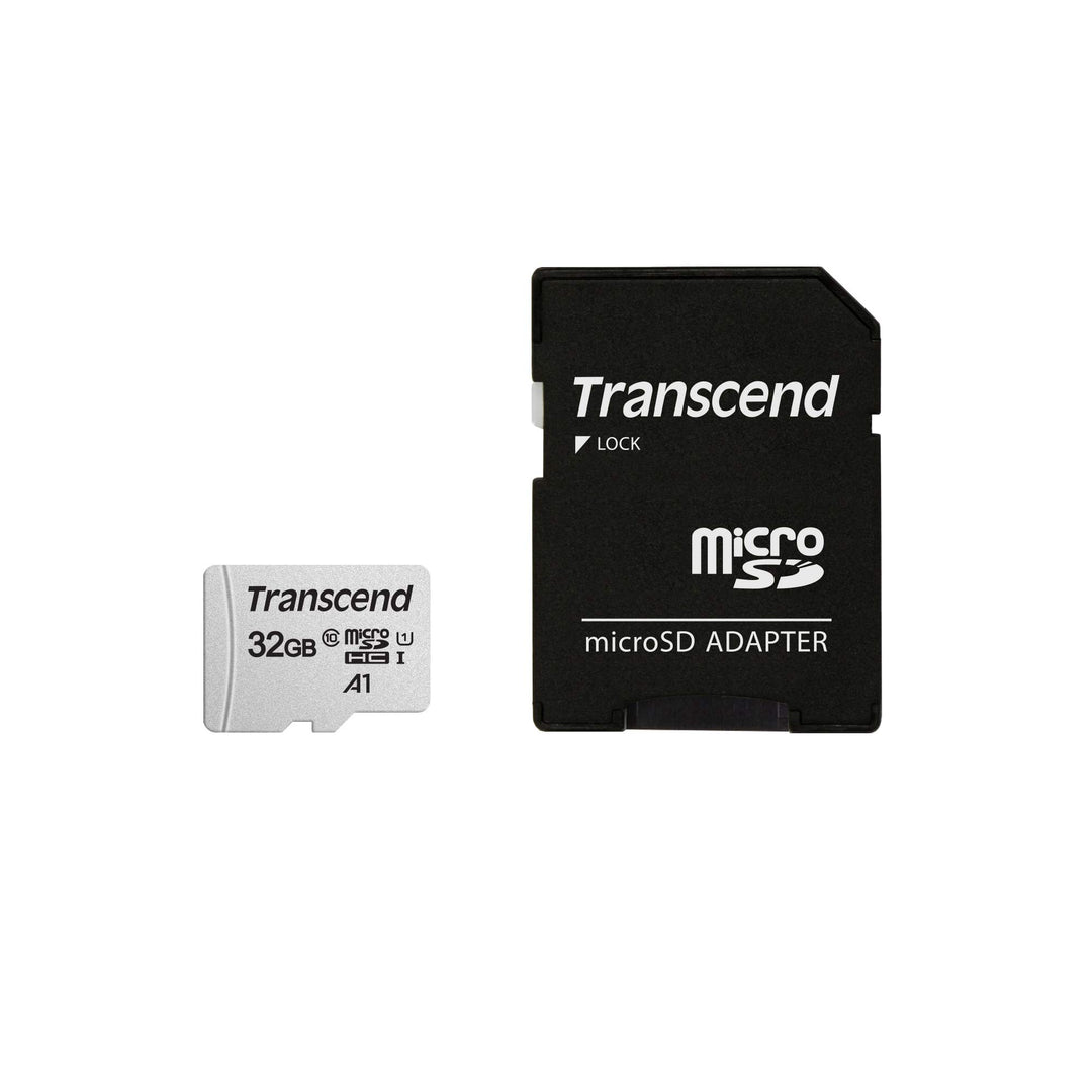 Transcend 32GB microSDXC 300S Klasse 10 Speicherkarte mit bis zu 95/45 MB/s (für Smartphones und Nin
