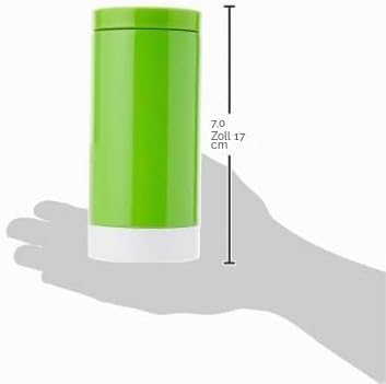Pantone Reisebecher, Edelstahl, ABS, Green 15-0343, 75 mm, Green 15-0343