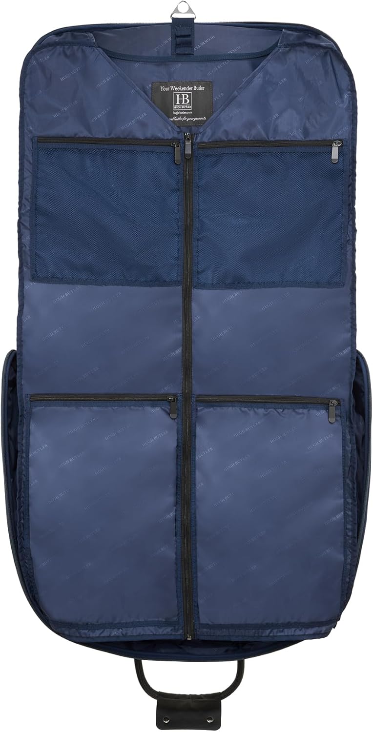 HUGH BUTLER Kleidersack Reisetasche - Anzugtasche Herren - Faltbar Anzughülle für 3 Anzüge - Faltenf
