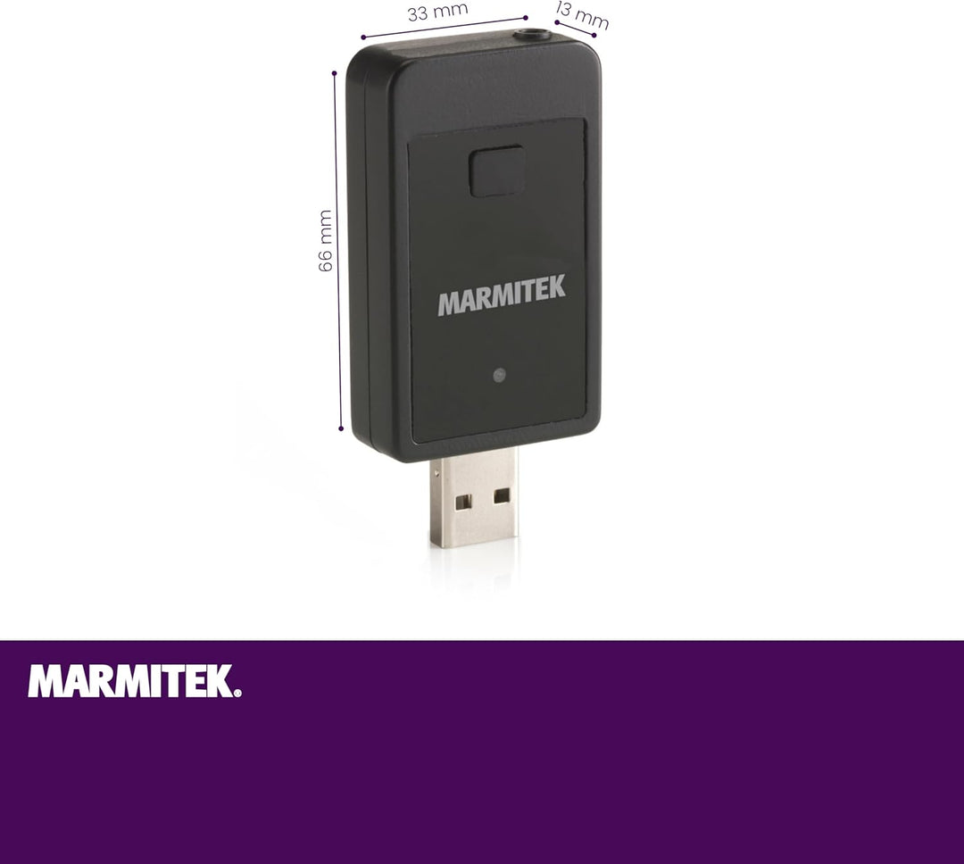 Marmitek BoomBoom 50 Bluetooth® Musik-Sender Bluetooth Version: 3.0 +EDR 30m USB Einspeisung, USB Ei
