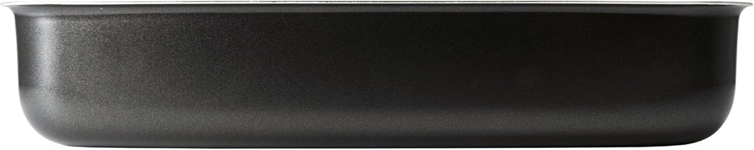ALLUFLON Costanza Auflaufform 40x28 cm, Aluminium, 40x28, Schwarz