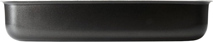 ALLUFLON Costanza Auflaufform 40x28 cm, Aluminium, 40x28, Schwarz