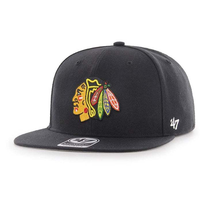 '47 Brand Snapback Cap - Captain Chicago Blackhawks schwarz