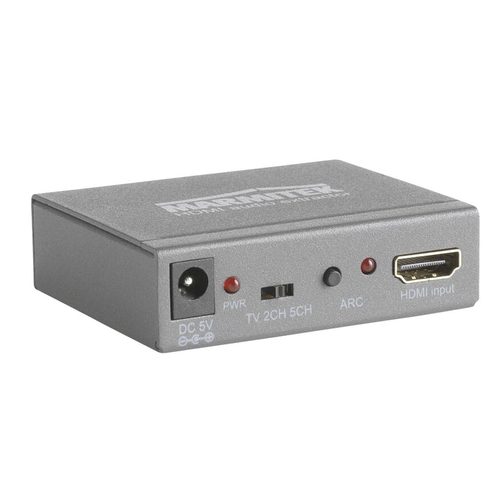 HDMI Extractor Konverter - Marmitek Connect AE14 - HDMI Konverter - 4K Audio Extractor - ARC - Audio
