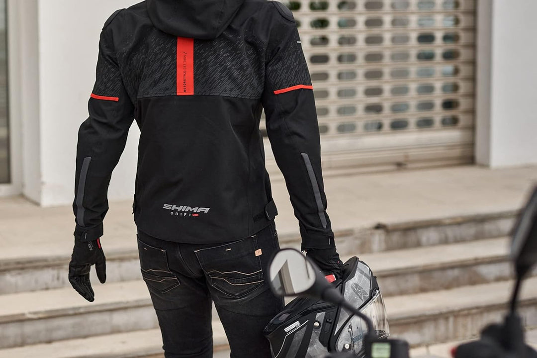 SHIMA DEVON Motorradjeans - Belüftete Elastische Slim Fit Biker Motorradhose mit FiberQL-Verstärkung