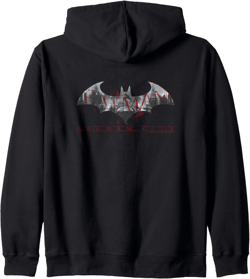 Batman: Arkham City Bat Fill Kapuzenjacke