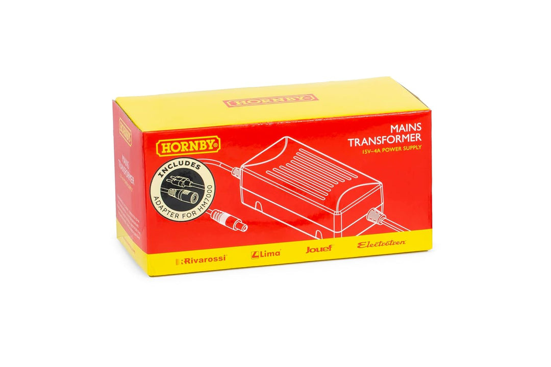 Hornby 15 V/4 Ampere Transformator (UK) + 15 V Netzteil Adapter Bundle