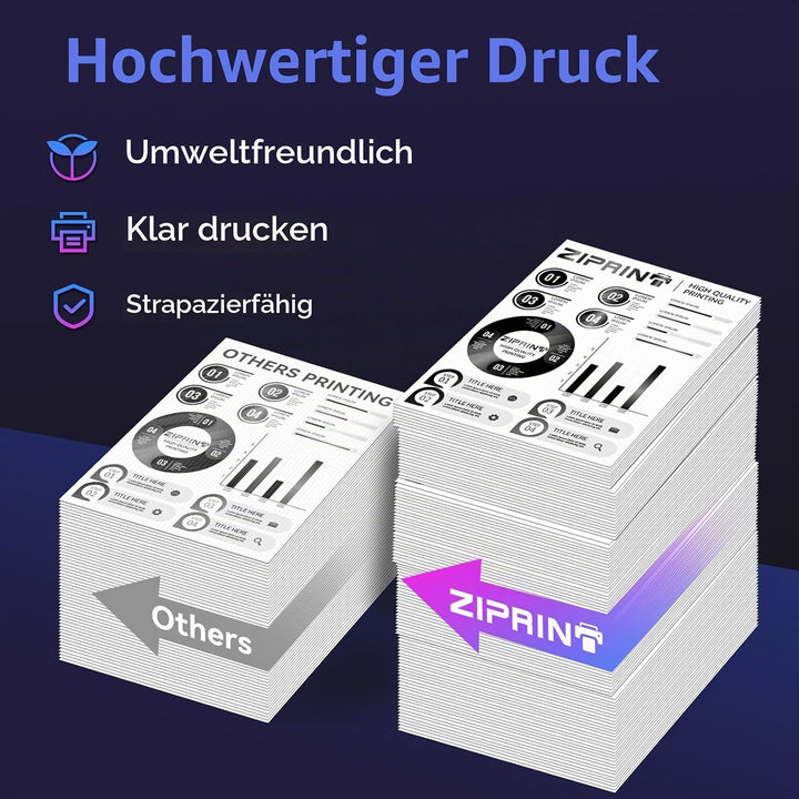 ZIPRINT 106A W1106A Toner compatibile HP 106A Toner für HP Laser 107w Toner, HP Laser MFP 135wg 135w