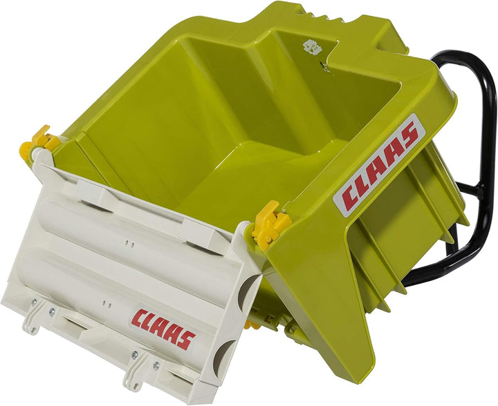 Rolly Toys 408924 rollyBox Claas Transportmulde für Trettraktor (Kinder von 3-10 Jahre, Mulde kippba