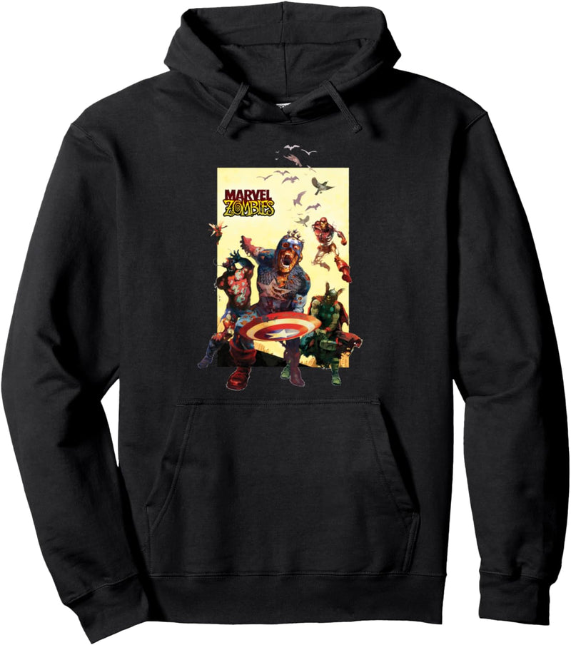 Marvel Zombies Avengers Group Shot Zombie Pullover Hoodie