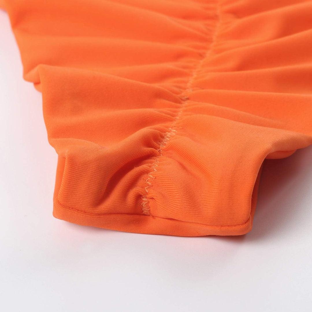 RXRXCOCO Sexy Brazilian Bikini Damen Set Triangel String Oberteil Bikini Tanga Bademode S Orange, S