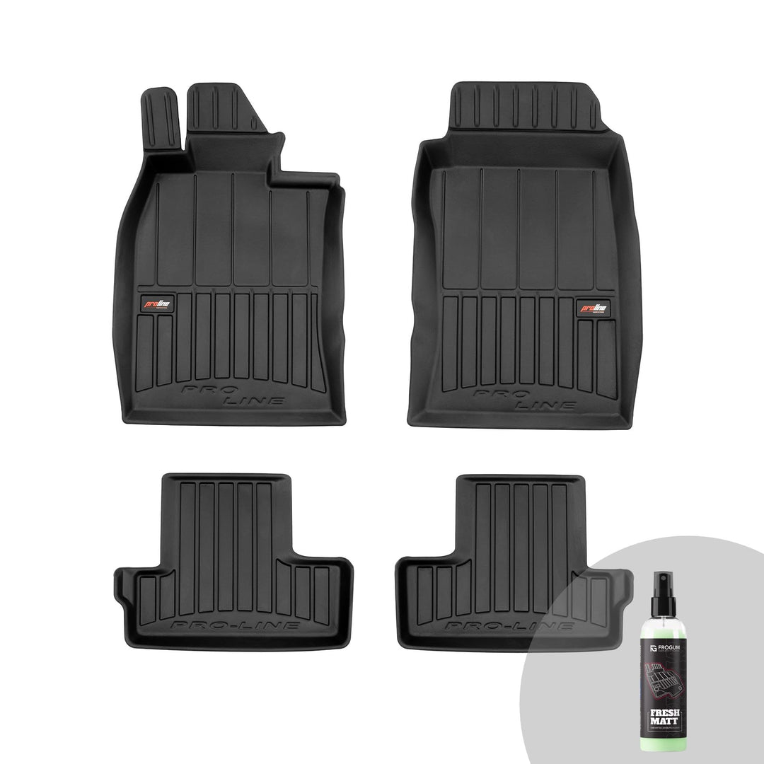 FROGUM ProLine 3D Gummimatten Exklusiven Auto Fussmatten Autofussmatten für Mini One I 2001-2006 | D