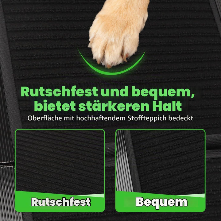 Nobleza - Hunderampe Auto klappbar 170cm, Klappbare Hunderampe mit Anti-Rutsch-Oberfläche, Hunderamp