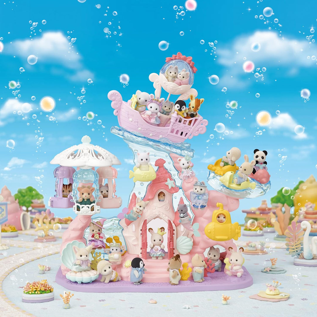 Sylvanian Families 5715 Baby Meerjungfrauen Schloss - Puppenhaus Spielset