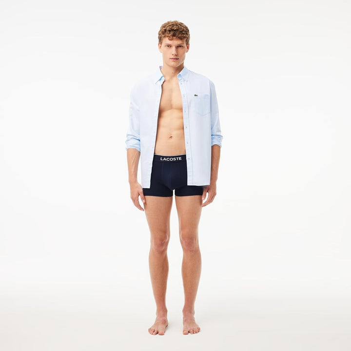 Lacoste Herren Boxershorts 5H3401, Männer Untershose,Pants,Shorts,Unterwäsche,Basic,kurz,Regular Fit
